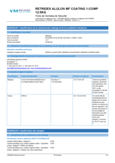 Retridex Alulon MF coating 1-COMP 12.5KG - SDS
